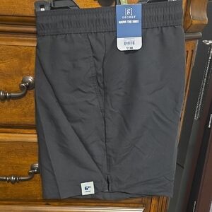 2 Pack Of George Men's Black  Swim Shorts
